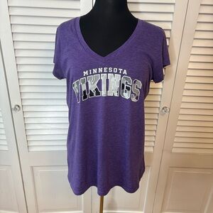 NFL Minnesota Vikings Purple Women's Short Sleeve Tee